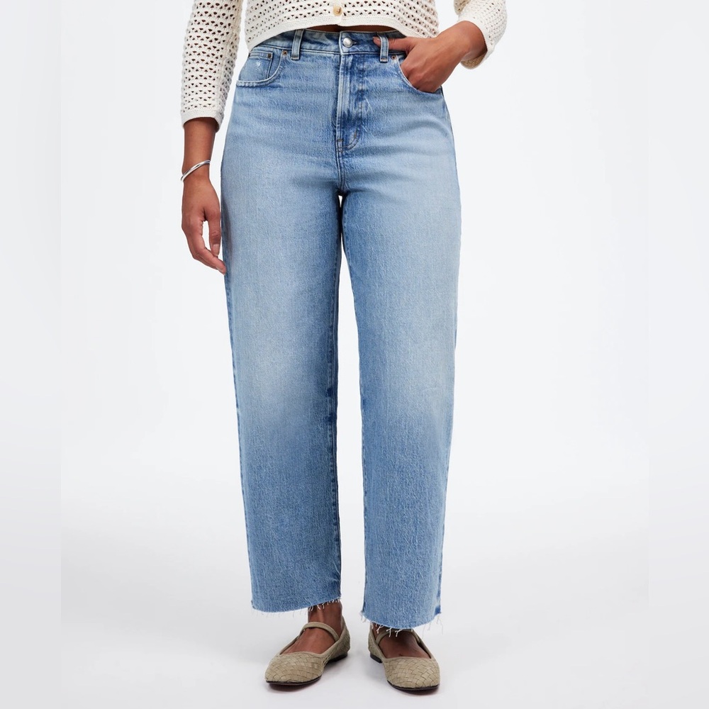 NWT Petite Madewell Curvy Perfect Vintage Wide-Leg Jeans